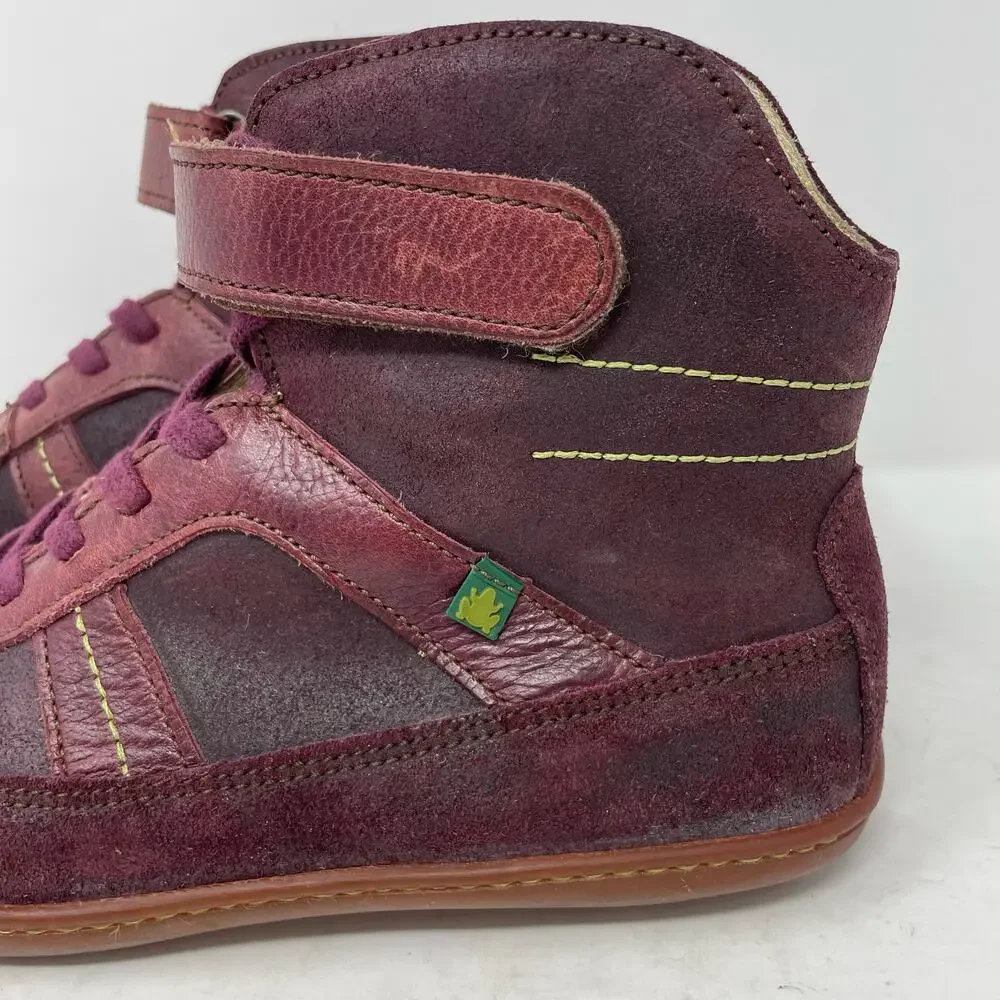 El Naturalista Purple Suede High Top Sneakers EU 37 US 7 - Picture 2 of 11